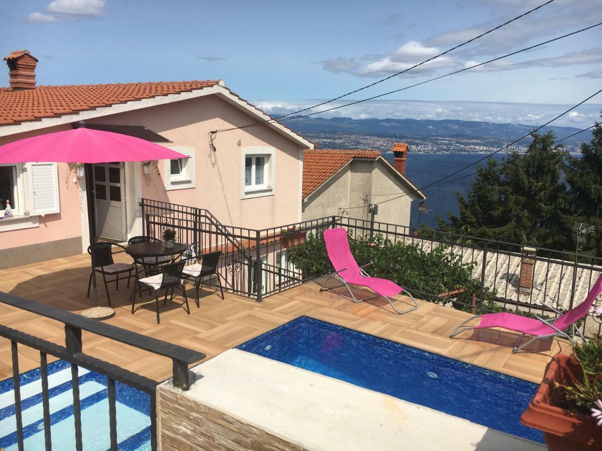 Вилла House Anastazia With Spectacular View Ловран Экстерьер фото